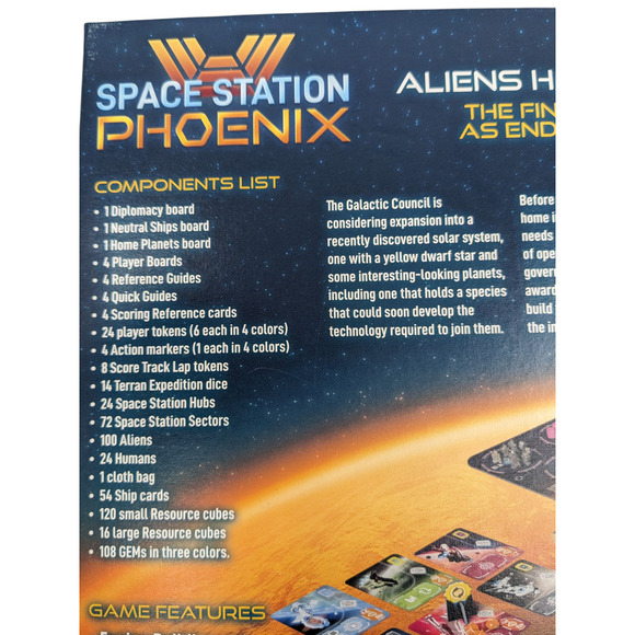SPACE STATION PHOENIX Complete Board Game Rio Grande Gabriel Cohn Free Shipping! - Picture 7 of 10